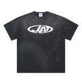 Hand-Frayed Sunfade Paint Splatter T-Shirt