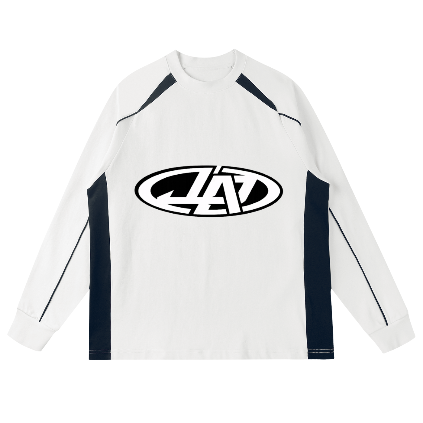 Contrast Panel Raglan Sweatshirt