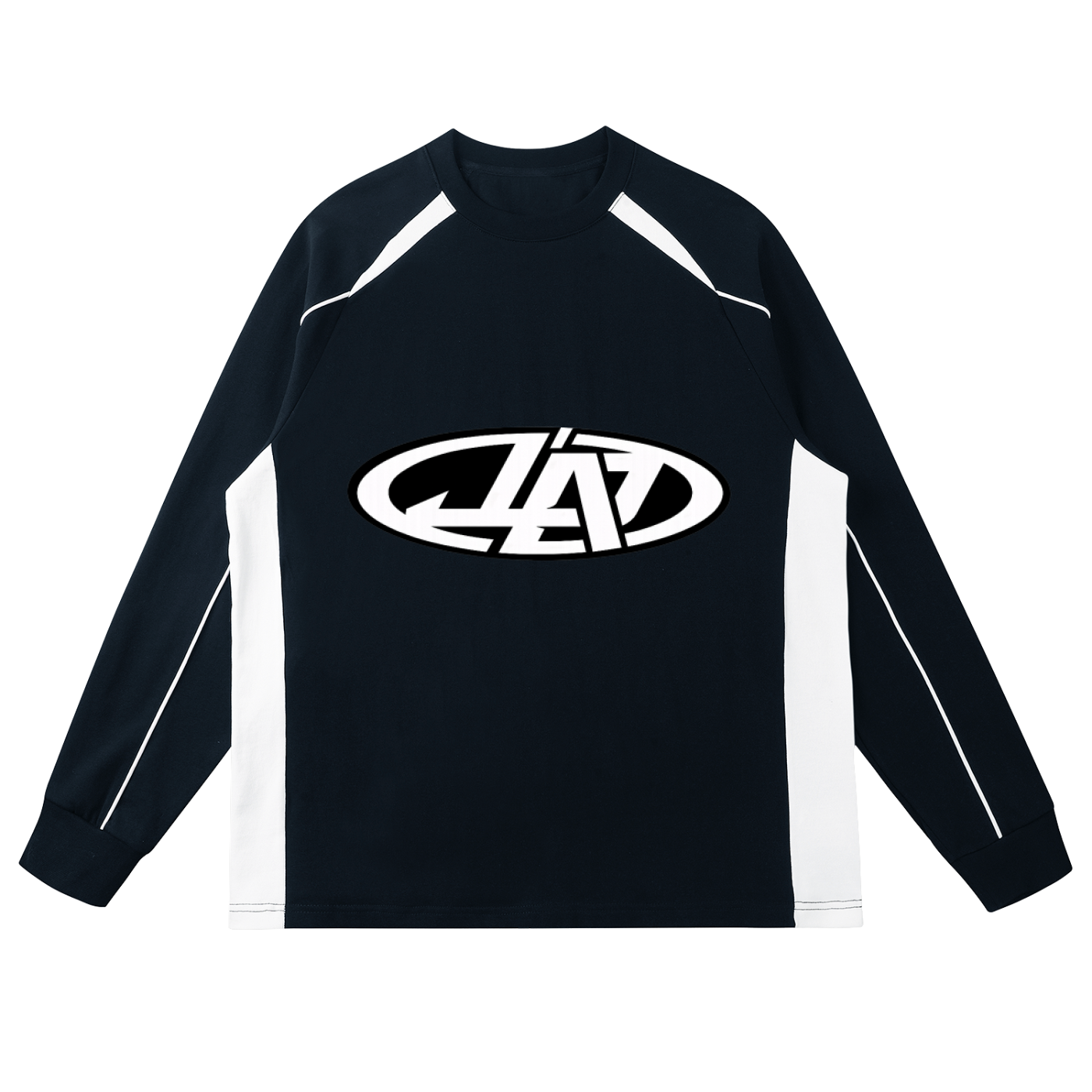 Contrast Panel Raglan Sweatshirt
