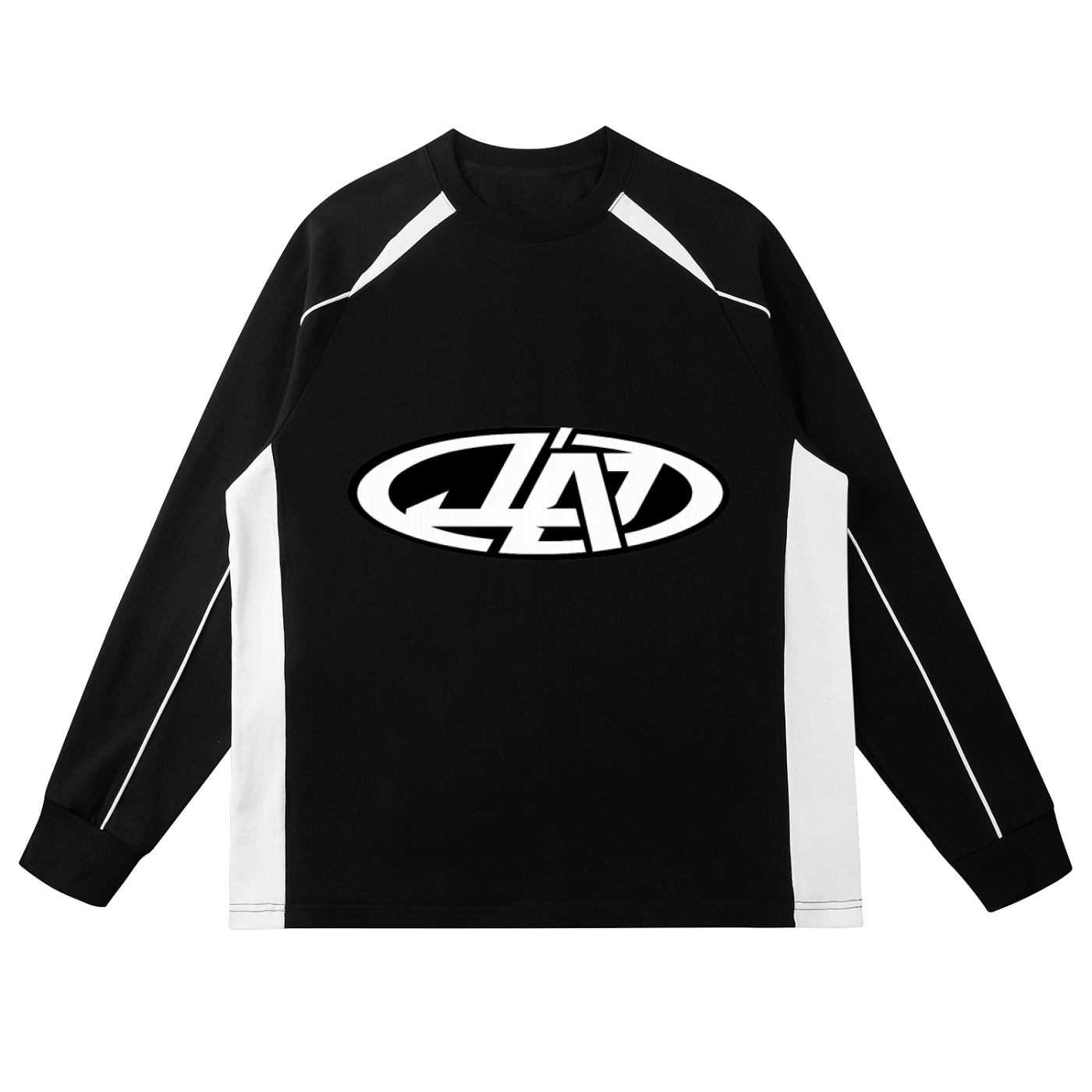 Contrast Panel Raglan Sweatshirt