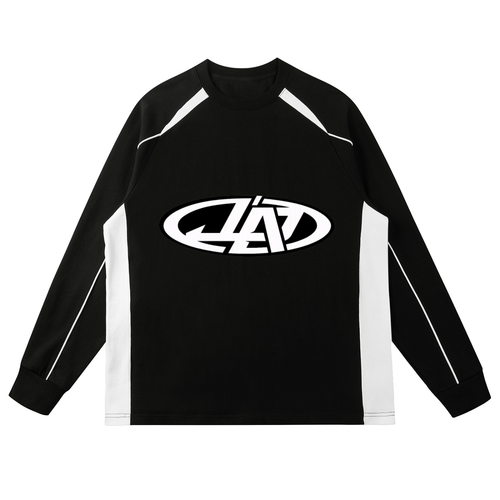 Contrast Panel Raglan Sweatshirt